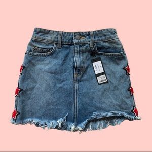 NWT Red Star Carmar LF denim skirt